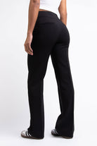 Mabel 01Mid Straight Suit Pants - Black