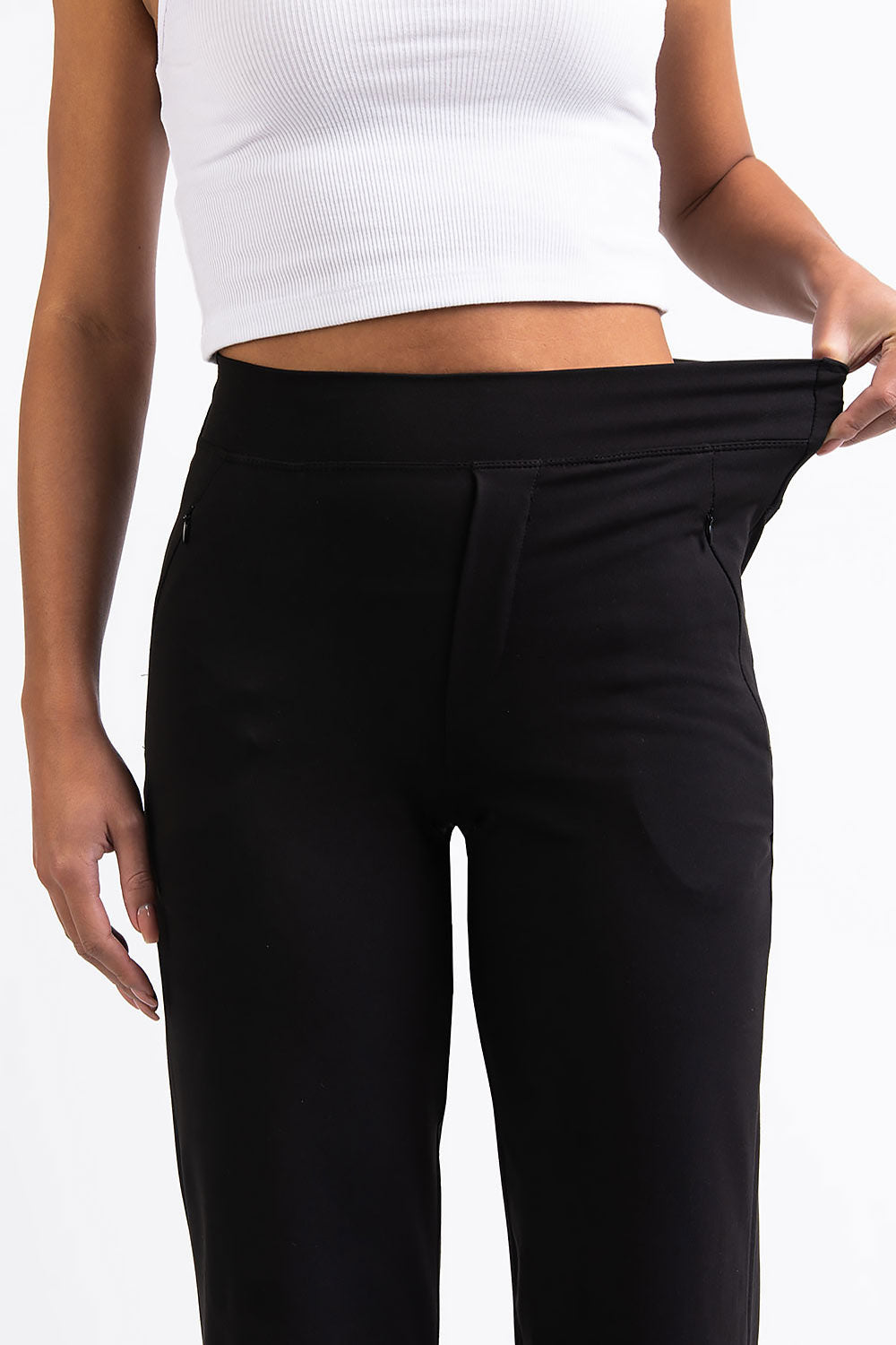 Holly 03High ActiveFlex Straight Pants - Black