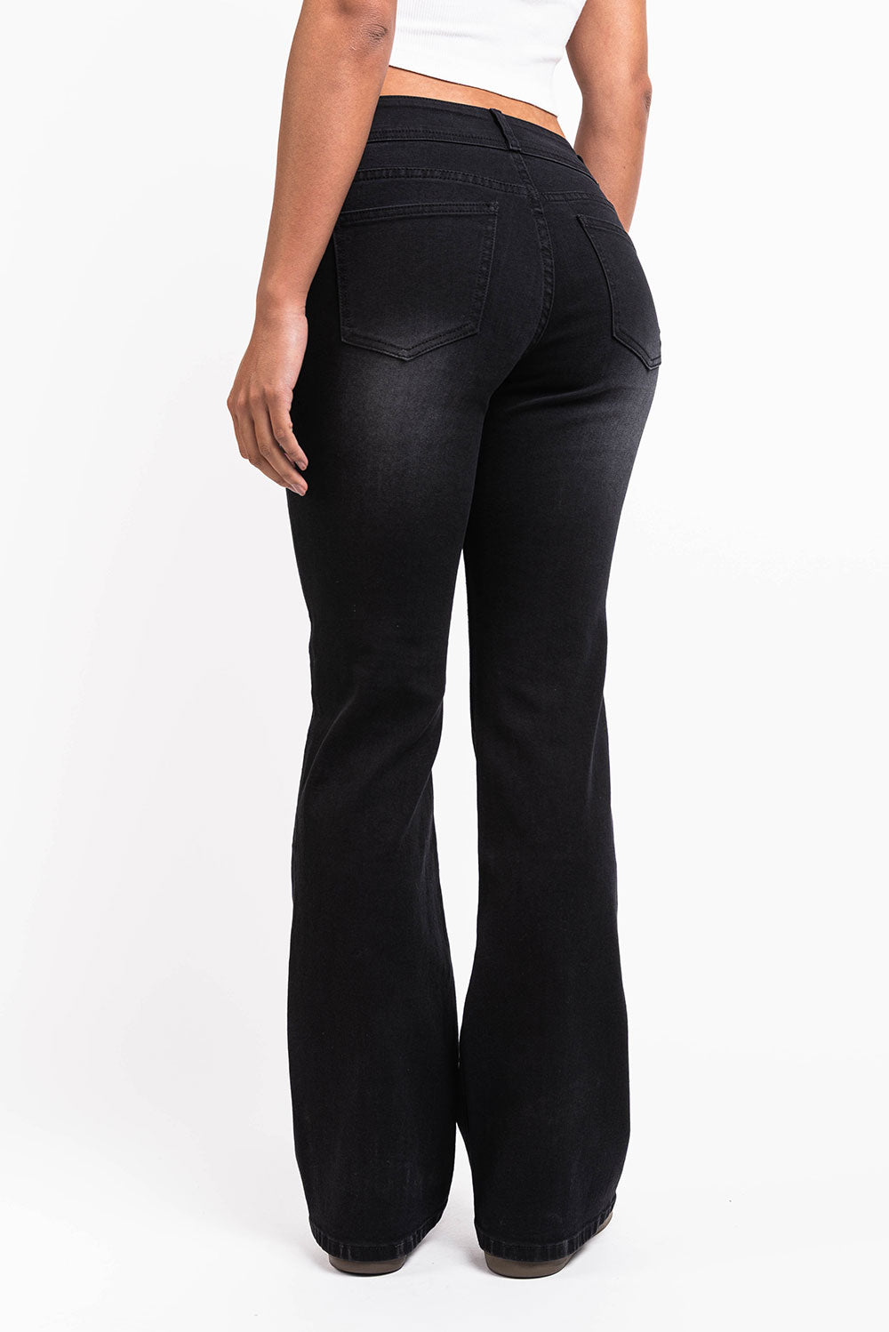 Celine 01Low Bootcut Jeans - Black