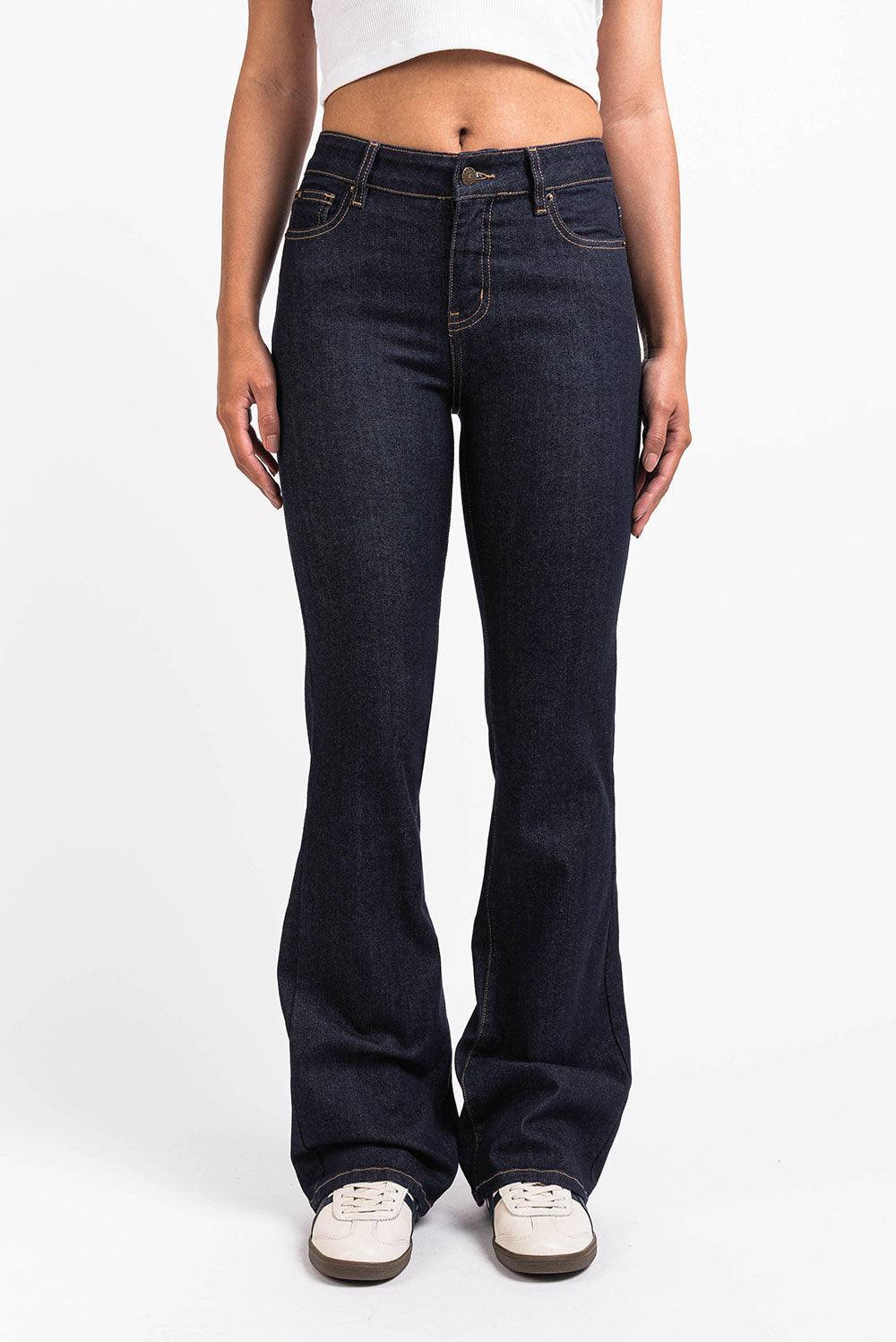 Taylor 02Mid Bootcut Jeans - Raw Denim