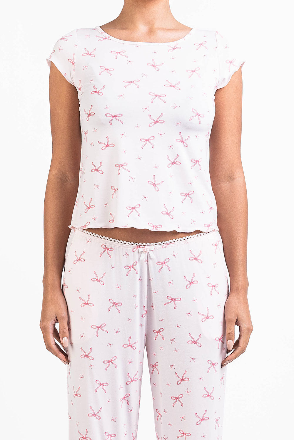 Mel 10Mid Straight Lounge Set - Bow