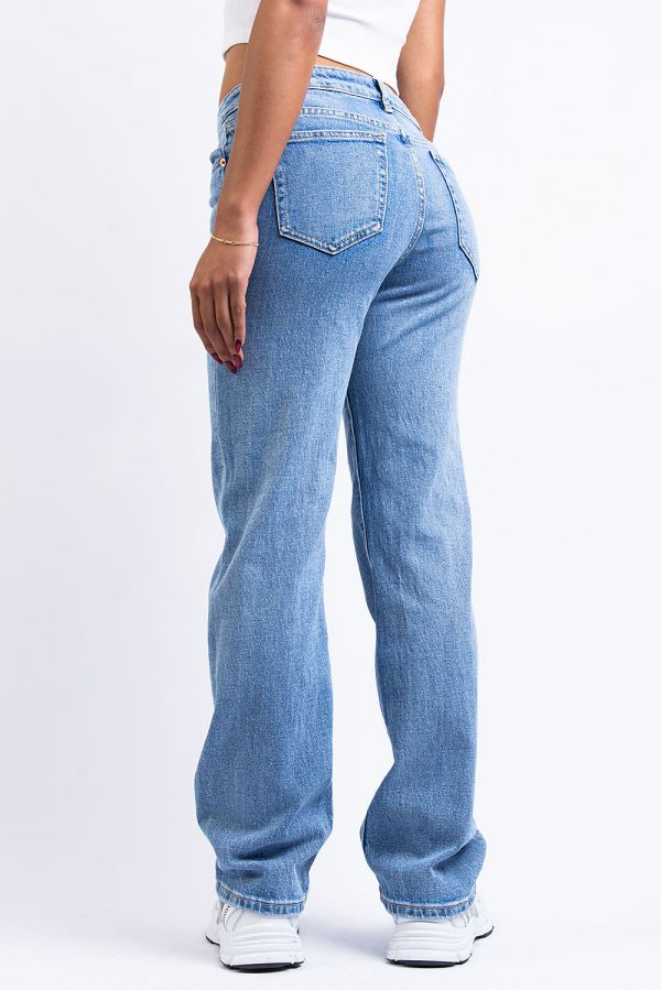 Midtaljede Jeans - Dina Mid Blue