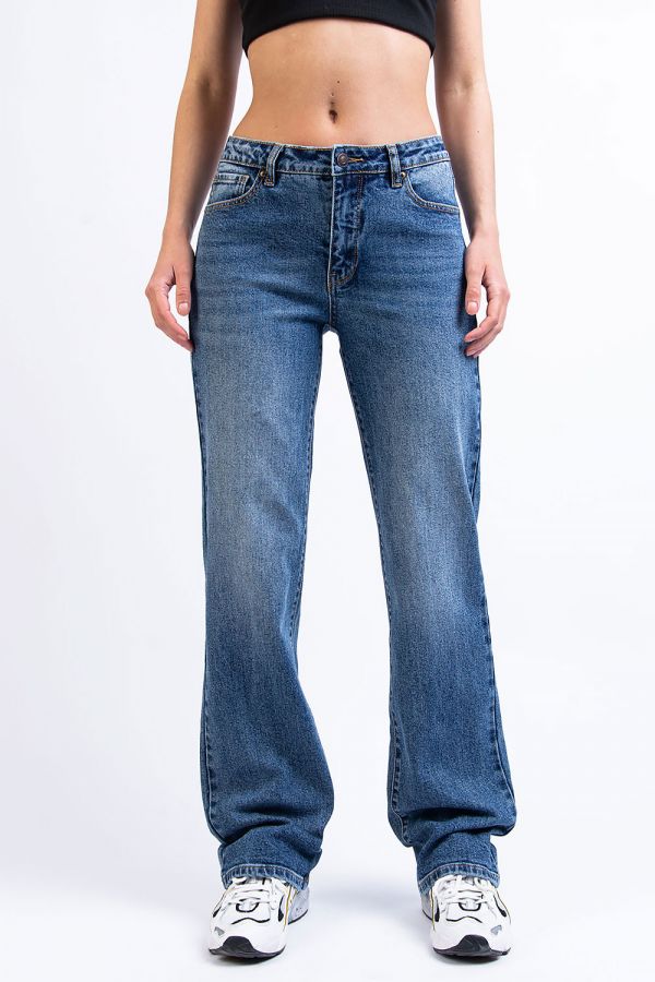 Midtaljede Jeans - Dina Vintage Blue
